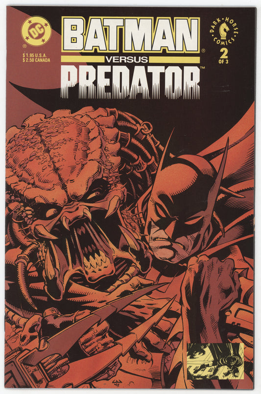 Batman Versus Predator 2 B DC Dark Horse 1992 NM Chris Warner Dave Gibbons VS