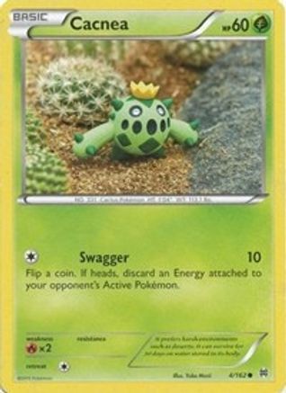 Cacnea 004/162 - XY BREAKthrough Reverse Holofoil