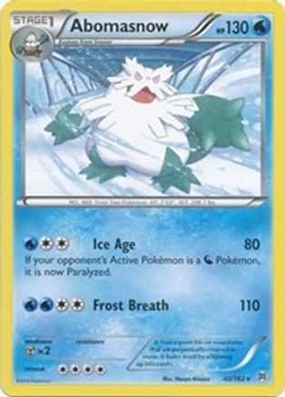 Abomasnow 040/162 - XY BREAKthrough