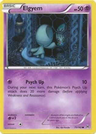 Elgyem 073/162 - XY BREAKthrough