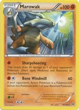 Marowak 078/162 - XY BREAKthrough Reverse Holofoil