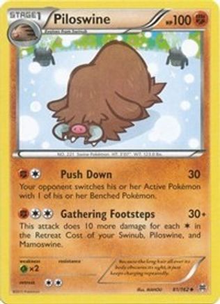 Piloswine 081/162 - XY BREAKthrough
