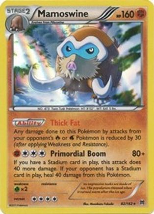 Mamoswine 082/162 - XY BREAKthrough Holofoil