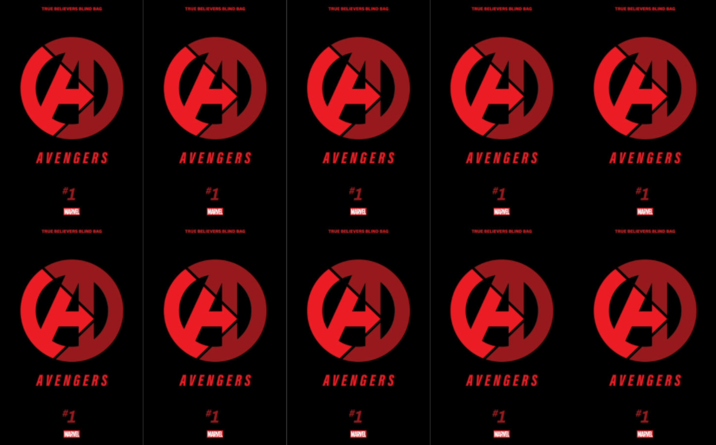 Avengers #1 I True Believers Blind Bag (11/04/2026) Marvel 10 PACK