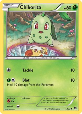 Chikorita 001/122 - XY BREAKpoint
