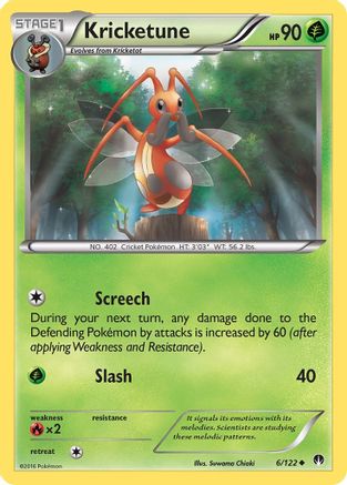 Kricketune 006/122 - XY BREAKpoint