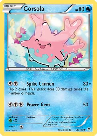 Corsola 029/122 - XY BREAKpoint