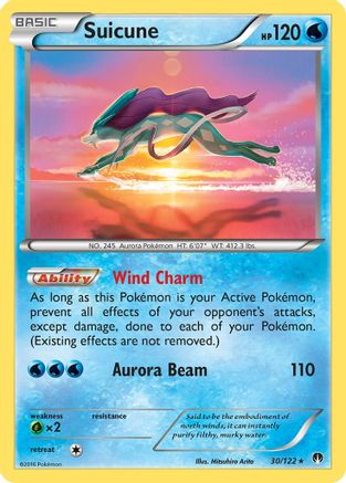 Suicune 030/122 - XY BREAKpoint Holofoil