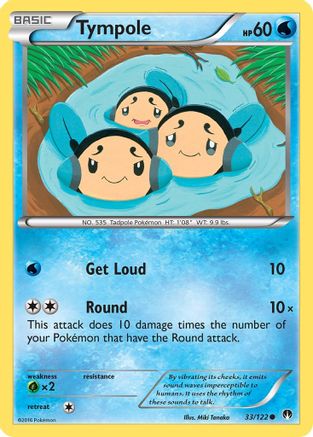 Tympole 033/122 - XY BREAKpoint Reverse Holofoil