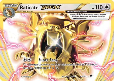 Raticate BREAK 089/122 - XY BREAKpoint Holofoil