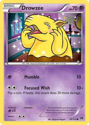 Drowzee 050/122 - XY BREAKpoint Reverse Holofoil