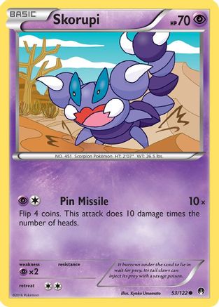 Skorupi 053/122 - XY BREAKpoint Reverse Holofoil