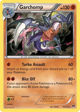 Garchomp 070/122 - XY BREAKpoint Holofoil