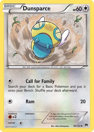 Dunsparce 090/122 - XY BREAKpoint