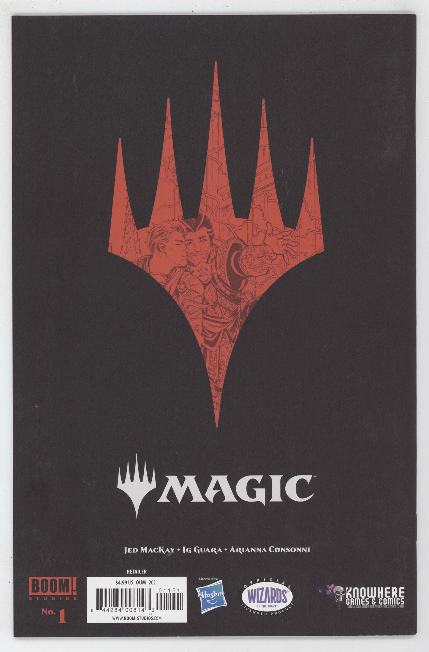 Magic The Gathering MTG 1 Boom 2021 NM Siya Oum BW Sketch Knowhere Variant