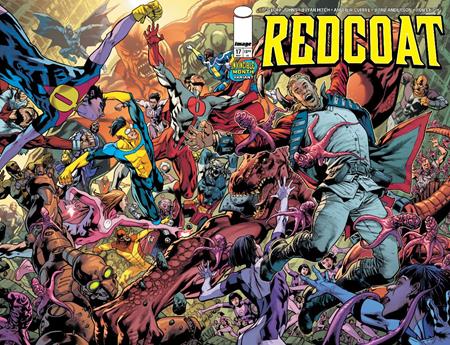 Redcoat #17 D Bryan Hitch Invincible Team-Up Wraparound (03/18/2026) Image - Golden Apple Comics