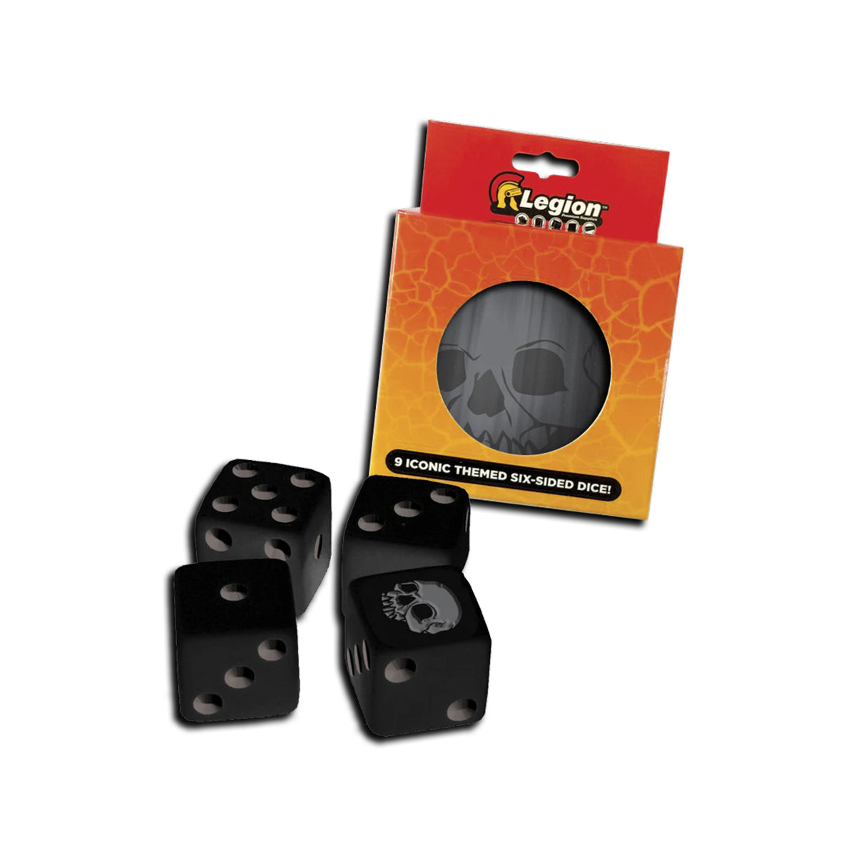 Iconic Skull D6 Dice Tin