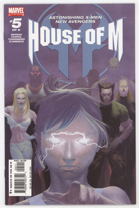 House of M 5 A Marvel 2005 NM Oliver Coipel Astonishing X-Men New Avengers