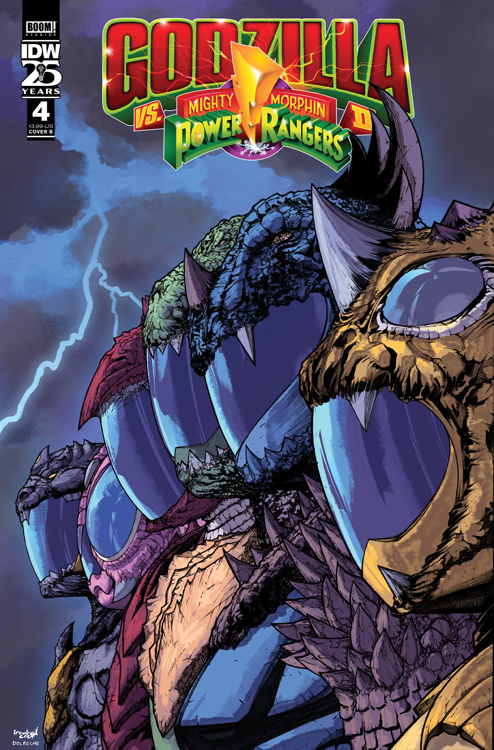 Mighty Morphin #4 - cheapest 1:200 Variant