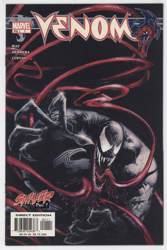 Venom 1 Marvel 2003 VF Sam Kieth Spider-Man