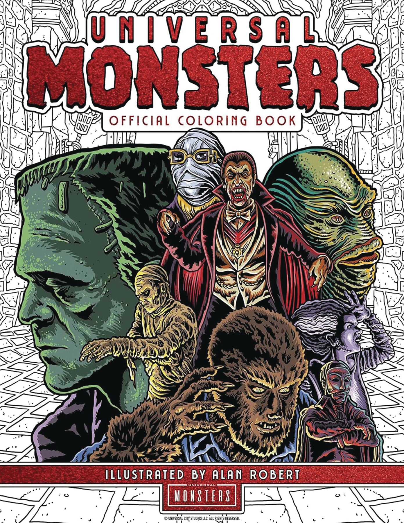 universal monsters comics Universal Monsters: The Official Coloring Book