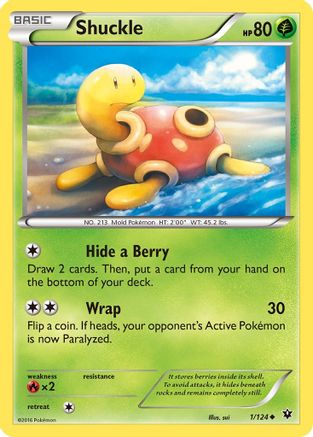 Shuckle 001/124 - XY Fates Collide
