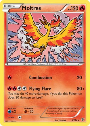 Moltres 009/124 - XY Fates Collide