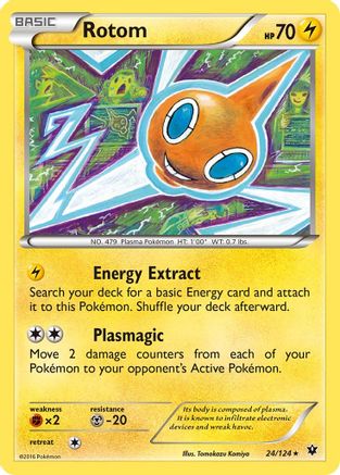 Rotom 024/124 - XY Fates Collide