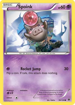 Spoink 030/124 - XY Fates Collide