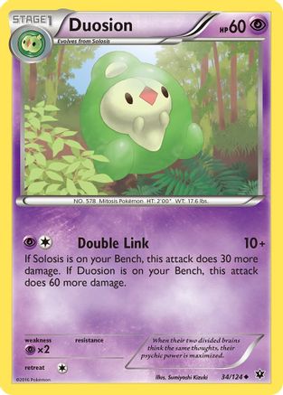 Duosion 034/124 - XY Fates Collide Reverse Holofoil