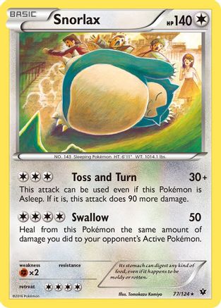 Snorlax 077/124 - XY Fates Collide