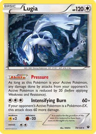 Lugia 078/124 - XY Fates Collide