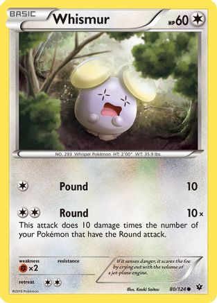 Whismur 080/124 - XY Fates Collide