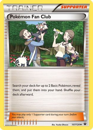 Pokemon Fan Club 107/124 - XY Fates Collide