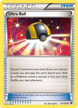 Ultra Ball 113/124 - XY Fates Collide Reverse Holofoil