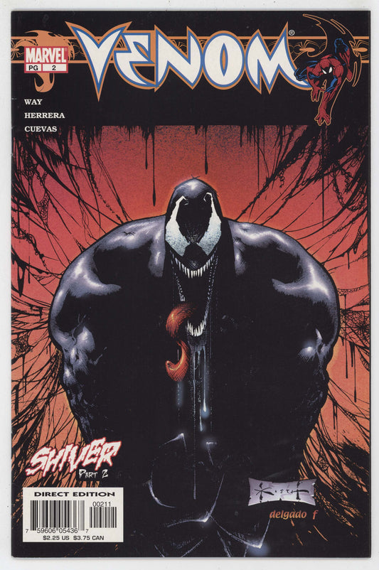 Venom 2 Marvel 2003 NM- 9.2 Sam Kieth Spider-Man