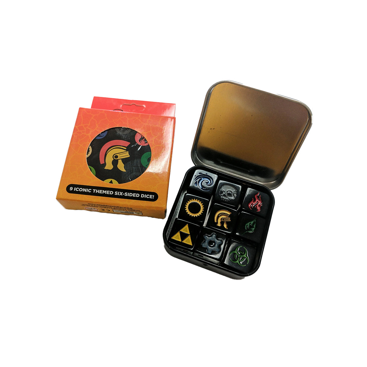 Iconic Assortment D6 Dice Tin