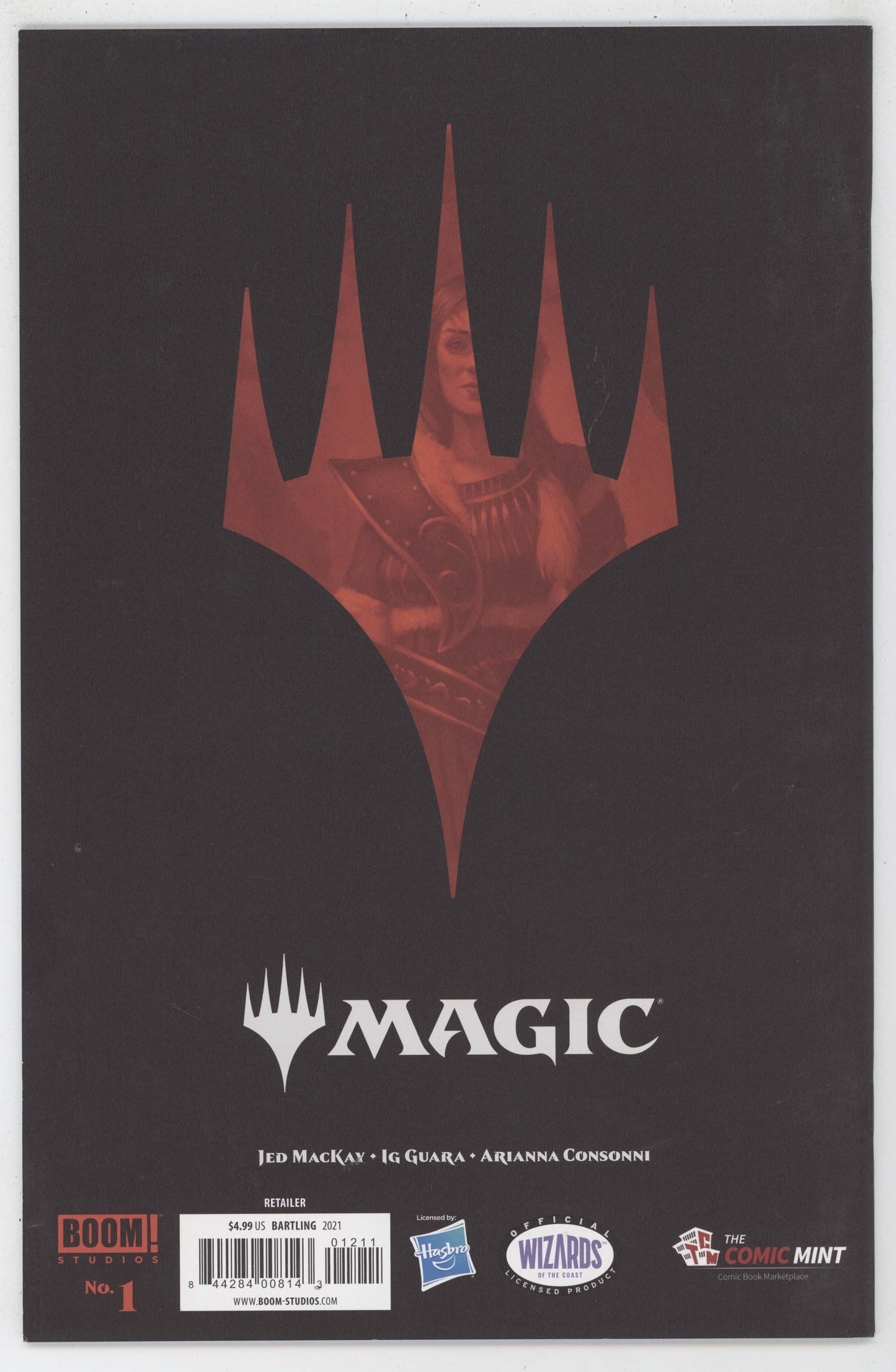 Magic The Gathering MTG 1 Boom 2021 NM Aaron Bartling Comic Mint Variant - Golden Apple Comics