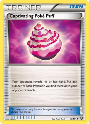 Captivating Poke Puff 099/114 - XY Steam Siege