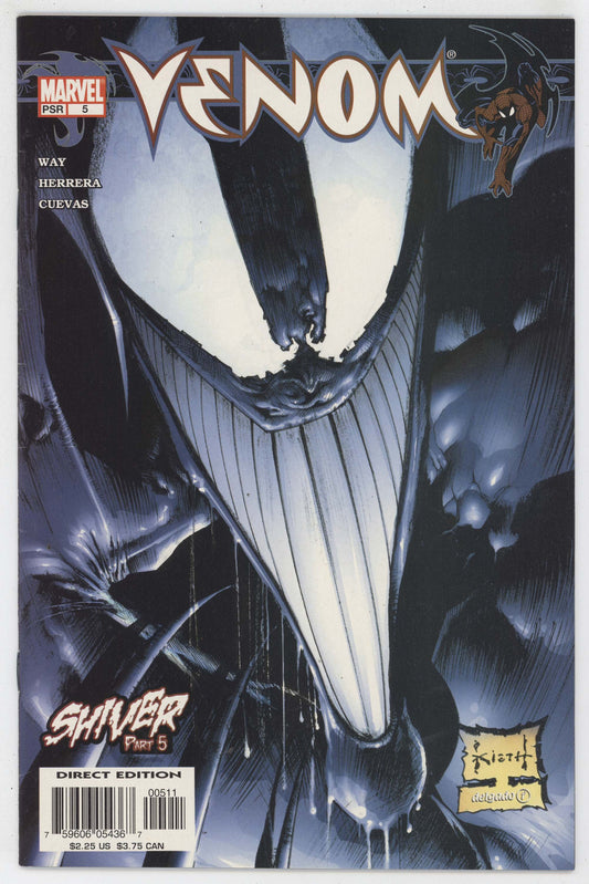 Venom 5 Marvel 2003 VF NM Sam Kieth Spider-Man
