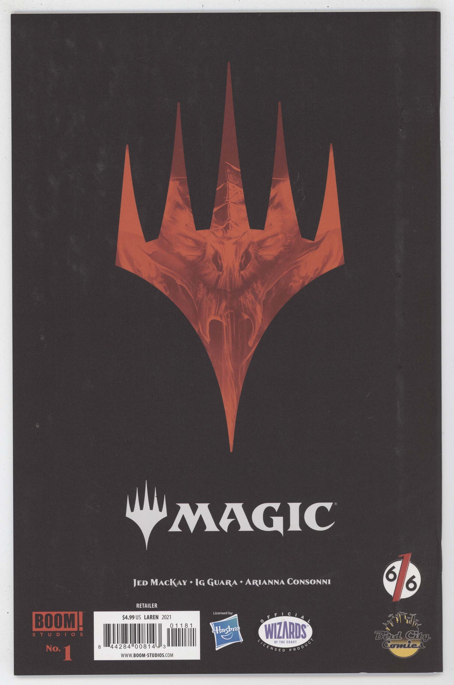 Magic The Gathering MTG 1 Boom 2021 NM- 9.2 Hal Laren 616 Variant - Golden Apple Comics