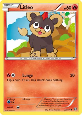 Litleo 022/114 - XY Steam Siege