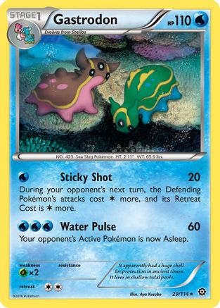 Gastrodon 029/114 - XY Steam Siege Reverse Holofoil