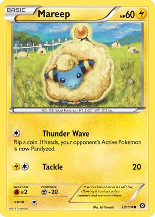 Mareep 038/114 - XY Steam Siege
