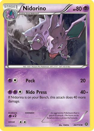 Nidorino 044/114 - XY Steam Siege
