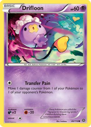 Drifloon 046/114 - XY Steam Siege Reverse Holofoil