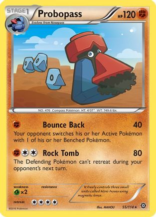Probopass 055/114 - XY Steam Siege Reverse Holofoil