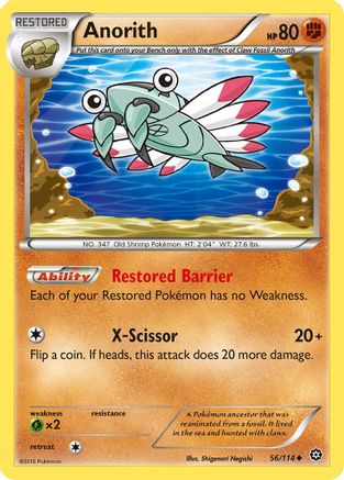 Anorith 056/114 - XY Steam Siege