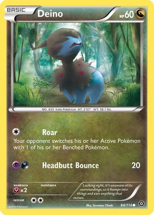 Deino 084/114 - XY Steam Siege