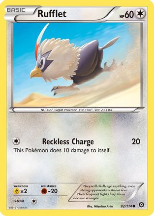 Rufflet 092/114 - XY Steam Siege